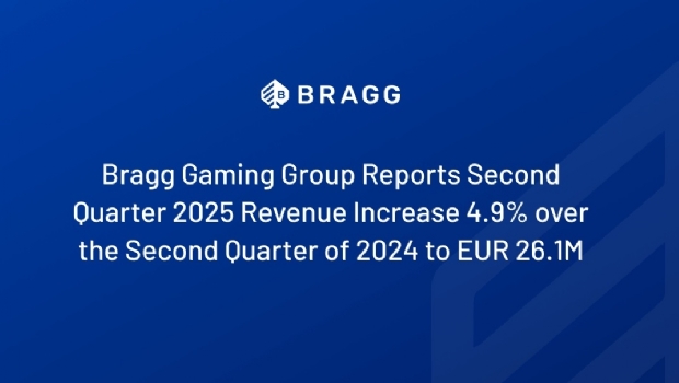 Bragg Gaming Group reports Q2 2025 revenue increase of 4.9% to €26.1m