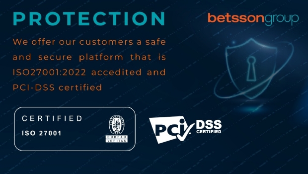 Betsson Group strengthens information security credentials with ISO27001:2022 certification