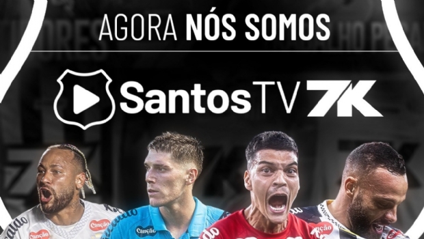 Club's master sponsor, 7K takes over naming rights for Santos TV