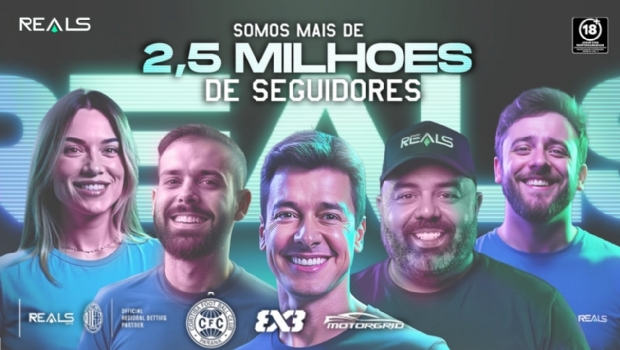 Reals has grown by over 1,000% on social media in 17 months reaching 2.5 million followers