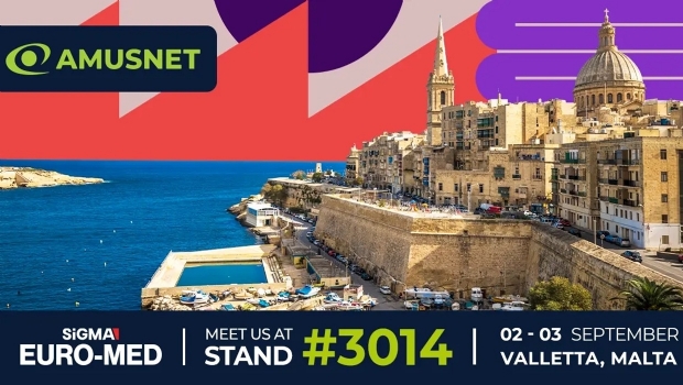 Amusnet fortalece compromisso com os mercados europeu e mediterrâneo no SiGMA Euro-Med 2025