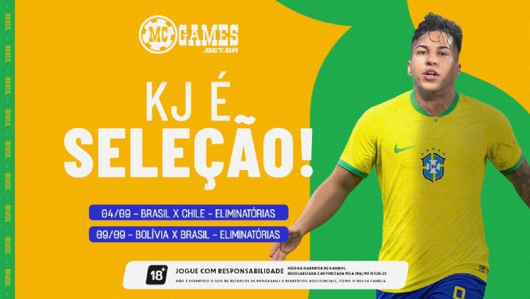 MC Games comemora convocação de Kaio Jorge para a Seleção Brasileira de Ancelotti
