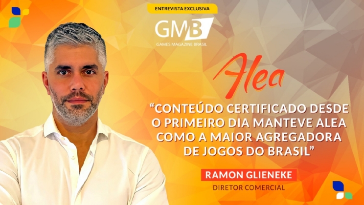 "Conteúdo certificado desde o primeiro dia manteve Alea como a maior agregadora de jogos do Brasil"