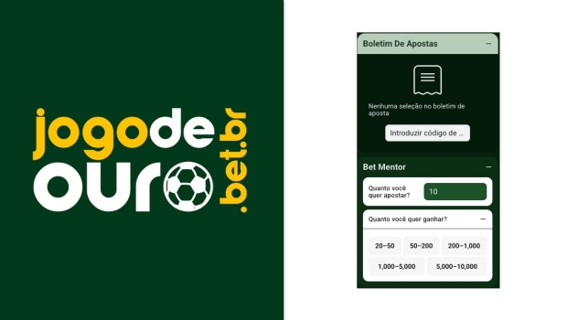 Jogo de Ouro apresenta nova funcionalidade que sugere apostas a partir da meta de ganhos do jogador