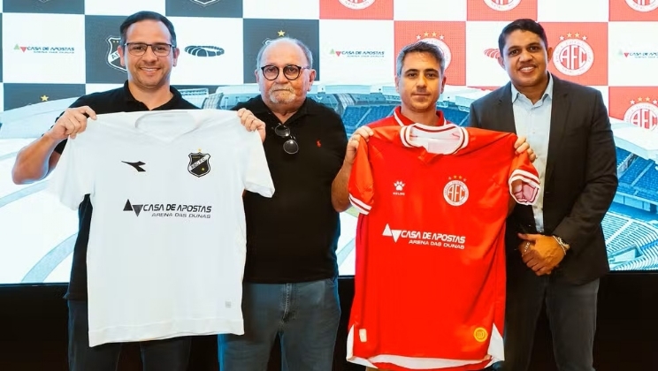 Casa de Apostas Arena das Dunas anuncia patrocínio para ABC e América