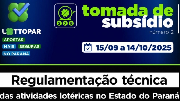 Agepar opens consultation to receive contributions on the regulation of lottery services