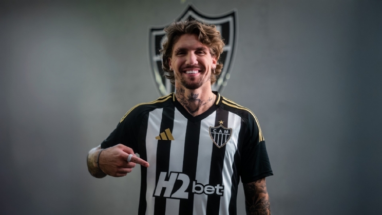 H2bet lança campanha com Lyanco para venda de camisas atuais do Atlético Mineiro