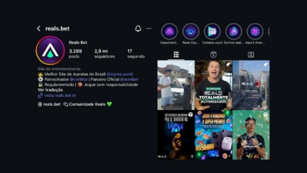 Reals lidera ranking de engajamento no Instagram entre as empresas autorizadas a operar no Brasil