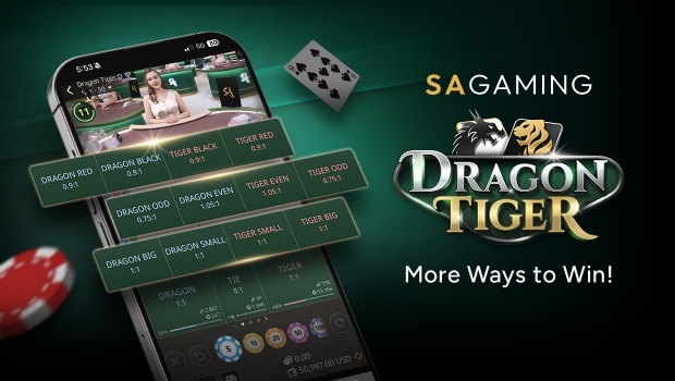SA Gaming adiciona 12 novos tipos de apostas paralelas ao seu Dragon Tiger