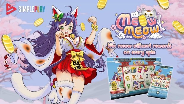 SimplePlay revela o caça-níquel de aventura com temática felina inspirado no Japão "Meow Meow"