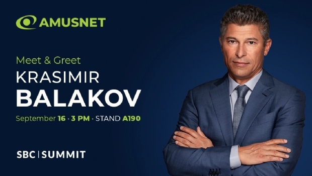 Amusnet marca presença no SBC Summit Lisboa 2025 com convidado especial Krasimir Balakov