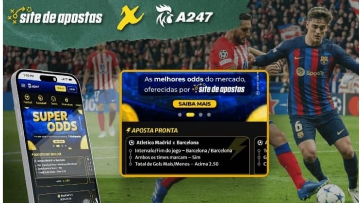 A247 e Site de Apostas firmam parceria de Super Odds para apostadores brasileiros